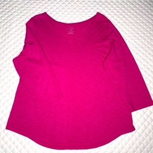 Chico’s Slub Cotton Tee